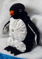 Penguin yo-yo quilting pattern